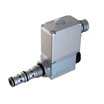 Proportional 3-way flow control cartridge QDPPM22_ME- Wandfluh